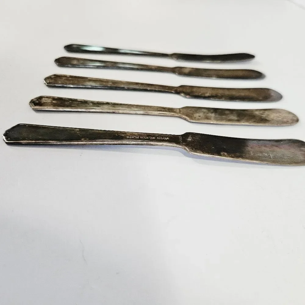 Vintage Silver and Gold Flatware Set